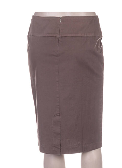 Jupe mi-longue marron WEINBERG pour femme