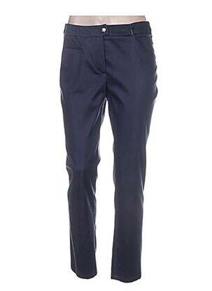 Pantalon droit bleu WEINBERG pour femme
