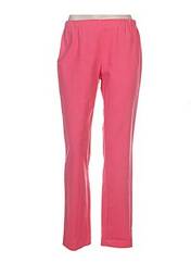 Pantalon droit rose WEINBERG pour femme seconde vue