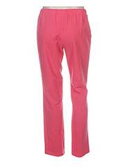Pantalon droit rose WEINBERG pour femme seconde vue