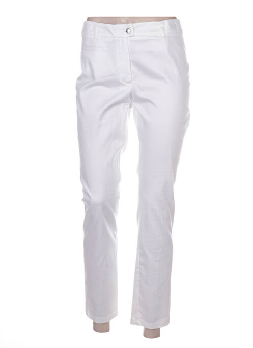 Pantalon droit blanc WEINBERG pour femme