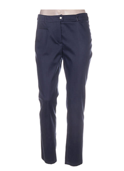 Pantalon droit bleu WEINBERG pour femme