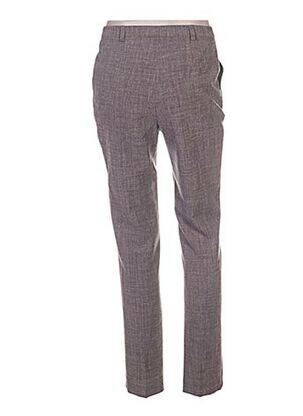 Pantalon droit taille élastique marron WEINBERG femme