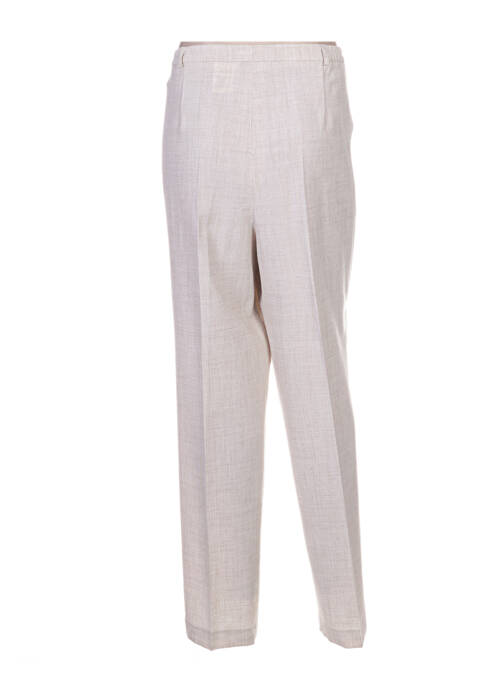 Pantalon droit beige WEINBERG pour femme