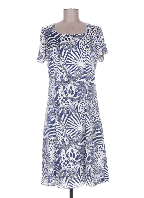 Robe mi-longue bleu WEINBERG pour femme