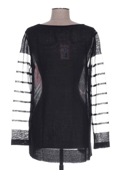 Tunique manches longues noir WEINBERG pour femme