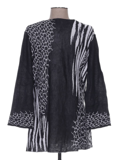 Gilet manches longues noir WEINBERG pour femme