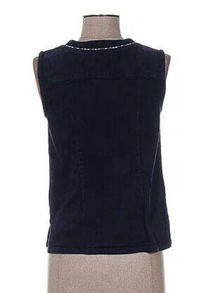 Gilet sans manche poches bleu JAC JAC femme
