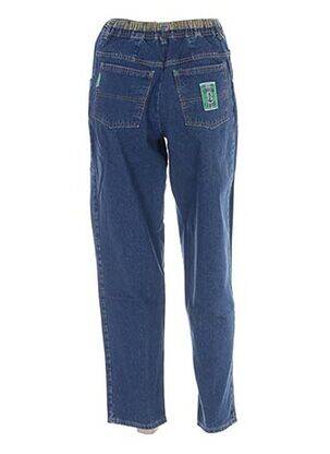 Jeans coupe droite poches bleu UNION LIBRE femme