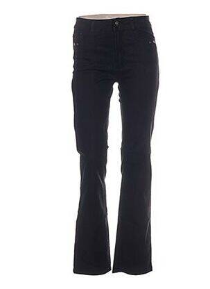 Jeans coupe droite noir ARMAND THIERY pour femme