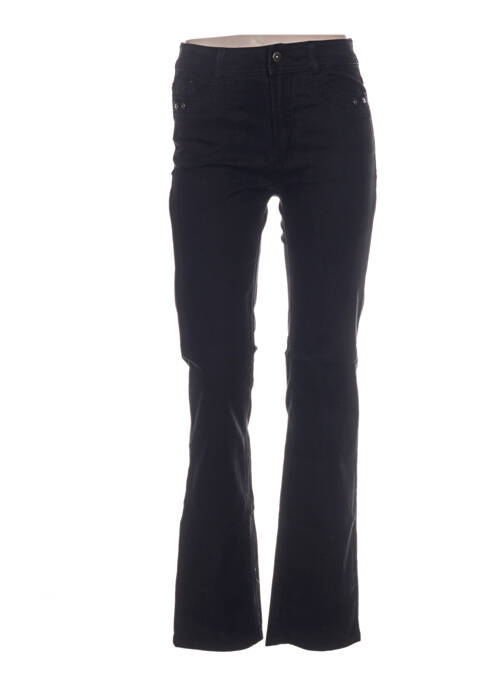 Jeans coupe droite noir ARMAND THIERY pour femme