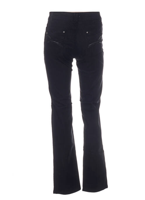 Jeans coupe droite noir ARMAND THIERY pour femme