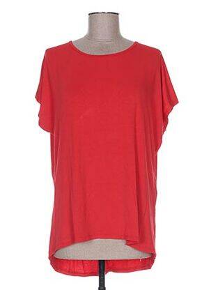 T-shirt rouge FASHION pour femme