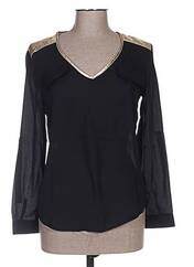 Blouse noir BY MONSHOWROOM pour femme seconde vue