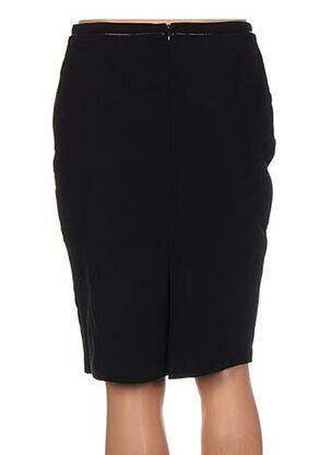Jupe mi-longue taille haute noir CLO&SE femme