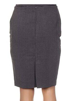 Jupe mi-longue taille haute gris CLO&SE femme