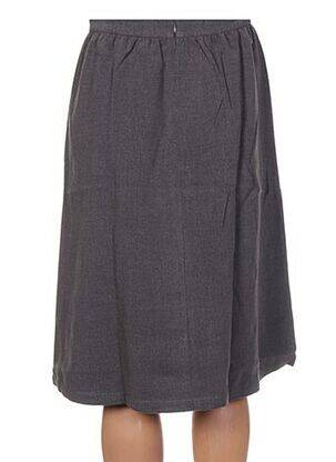Jupe mi-longue coupe évasée gris CLO&SE femme