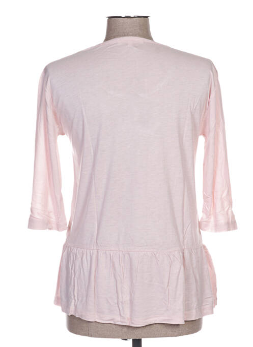 T-shirt manches 3/4 manches 3/4 rose CLO&SE femme