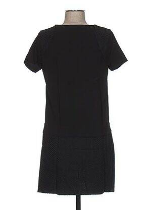 Robe courte manches courtes manches courtes noir CLO&SE femme