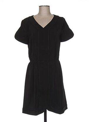 Robe courte manches courtes manches courtes noir CLO&SE femme