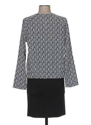 Robe courte manches longues manches longues noir CLO&SE femme