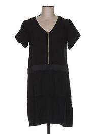 Robe courte manches courtes manches courtes noir CLO&SE femme