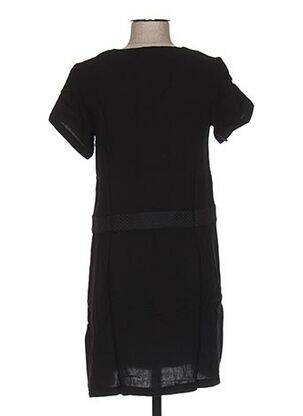 Robe courte manches courtes manches courtes noir CLO&SE femme