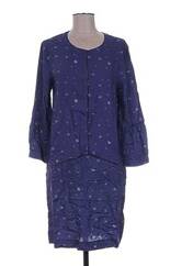 Robe mi-longue bleu CLO&SE pour femme seconde vue