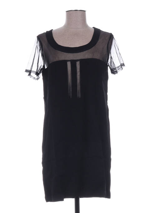 Tunique manches courtes coupe cintrée noir CLO&SE femme