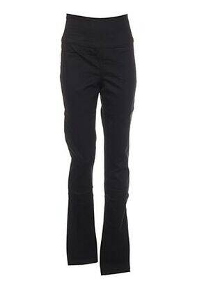 Pantalon slim taille haute taille haute noir PIECES femme