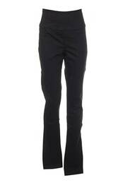 Pantalon slim slim taille haute noir PIECES femme