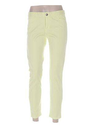 Pantalon slim jaune 0039 ITALY pour femme