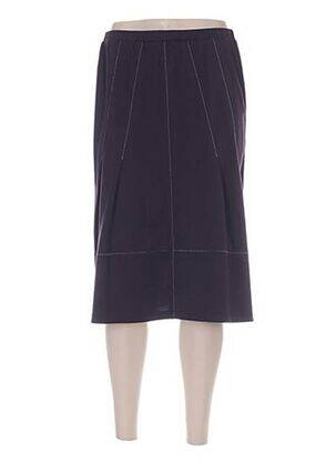 Jupe mi-longue stretch violet MERI & ESCA femme