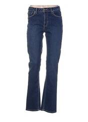 Jeans coupe slim bleu MENZI COLLEZIONE pour femme seconde vue