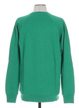 Sweat-shirt finition bords-côtes manches longues vert FRENCH DISORDER homme