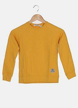 Sweat-shirt coupe cintrée manches longues jaune FRENCH DISORDER enfant