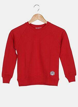 Sweat-shirt coupe cintrée manches longues rouge FRENCH DISORDER enfant