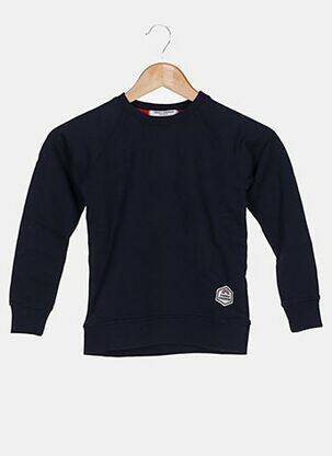 Sweat-shirt coupe cintrée manches longues bleu FRENCH DISORDER enfant