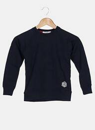Sweat-shirt coupe cintrée manches longues bleu FRENCH DISORDER enfant