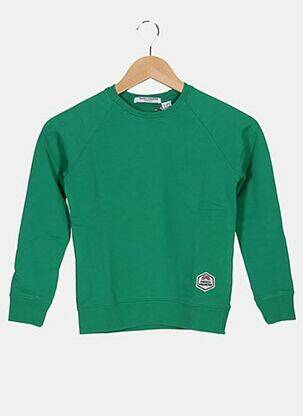 Sweat-shirt coupe cintrée manches longues vert FRENCH DISORDER enfant