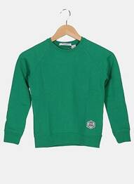 Sweat-shirt coupe cintrée manches longues vert FRENCH DISORDER enfant