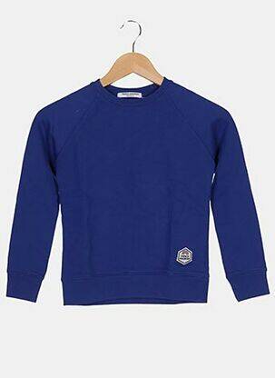 Sweat-shirt coupe cintrée manches longues bleu FRENCH DISORDER enfant