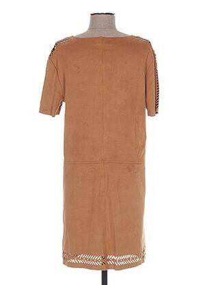 Robe maternité col rond marron COLLINE femme