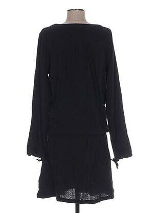 Robe maternité col rond noir COLLINE femme