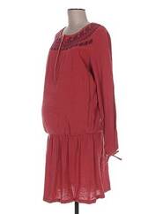 Robe maternité rouge COLLINE pour femme seconde vue