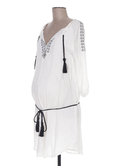 Tunique maternité blanc COLLINE pour femme