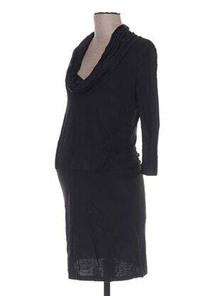 Robe maternité col bénitier noir COLLINE femme