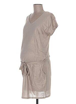 Robe maternité empiècements beige COLLINE femme