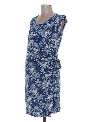 Robe maternité empiècements bleu COLLINE femme