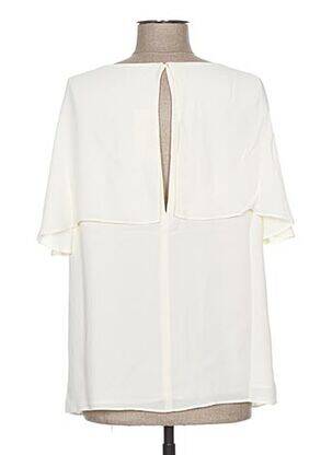 Blouse manches courtes manches courtes beige SO ESSENTIAL femme